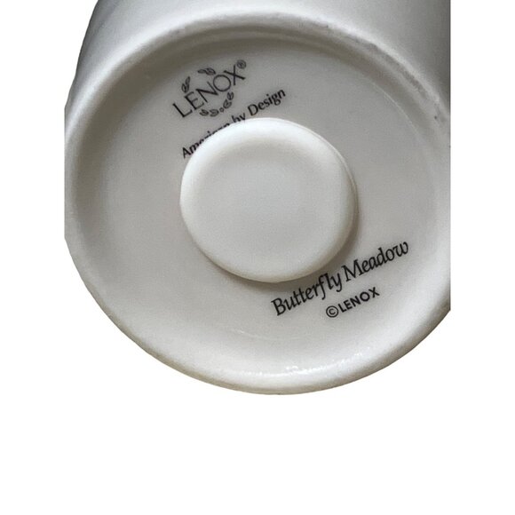 Lenox Butterfly Meadow Ceramic Travel Mug Tumbler 10oz Silicone Lid - Picture 11 of 11